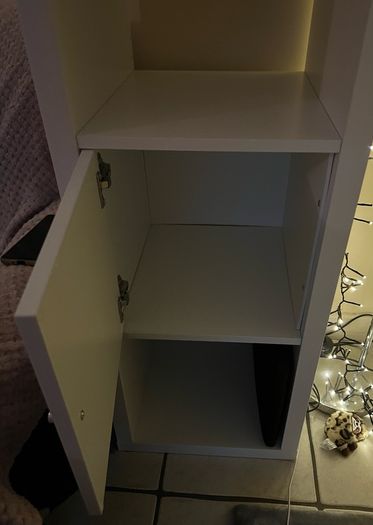 IKEA Kallax with door insert white 4 units