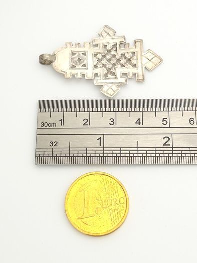 925 Silver Vintage Ethiopian Handmade Pendant