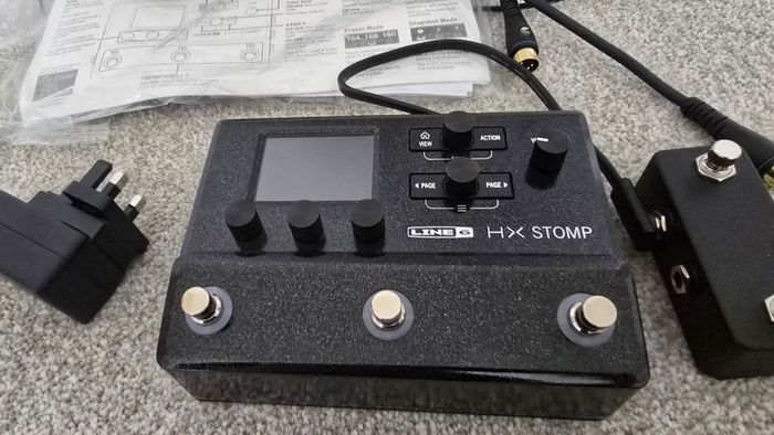 Line 6 Helix Stomp + Mission TT 2 Footswitch