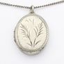 Vintage 925 Sterlinh Silver Photo Locket Necklace, Birmingham 1976 Image 3