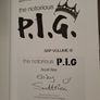 Signed Limited 1st ed The Notorious PIG Image 4