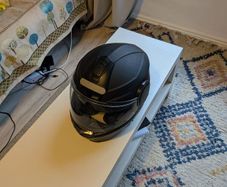 Black helmet