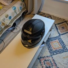Black helmet
