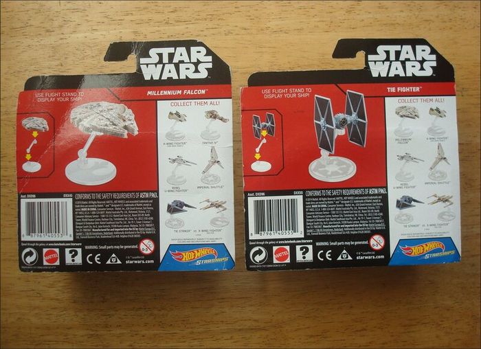 Hot Wheels - Star Wars Millennium Falcon and Tie Fighter - 2014