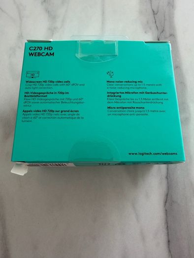Logitech C270 HD Webcam - Brand New & Factory Sealed