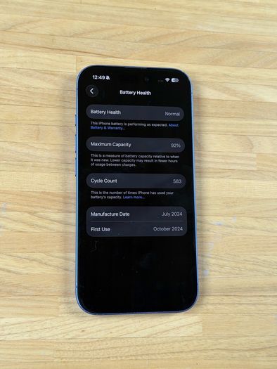 iPhone 16 - 128GB Ultramarine