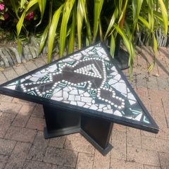 Handmade mosaic table by Irish artists Orla Kaminska & Laura O'Hagen