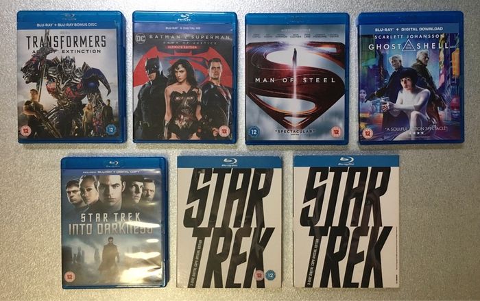 Selection of 2D & 3D Blu-ray films for sale or swap