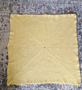 Handmade crochet blanket