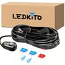 Light Bar Wiring Harness Off Road Power 40A Relay Fuse ON-Off Switch (1 Lead) Image 2