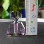 Vintage Crystal Perfume Bottle Pink Image 4