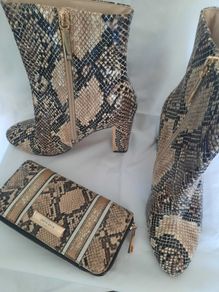 Snakeskin Ankle boots
