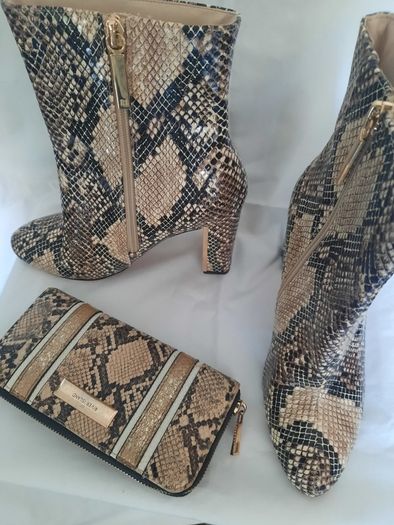 Snakeskin Ankle boots