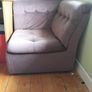 2 piece purple couch Image 3