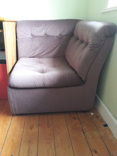 2 piece purple couch