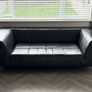 100% leather sofa 3  and 2 seater Image 3
