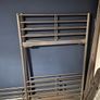 Grey Metal Bunk Bed Frame Excellent Condition Image 2