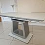 Glasstop Extendable Kitchen Dining Table Set Image 4