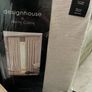 Two pairs long cream/ taupe curtains Image 3