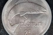 Ireland 1963 Florin Unc coin