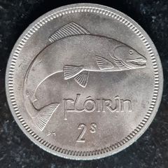 Ireland 1963 Florin Unc coin