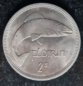 Ireland 1963 Florin Unc coin