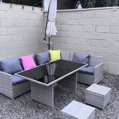 Rattan garden furniture