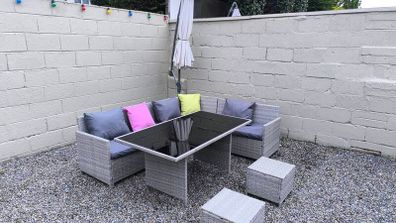 Rattan garden furniture