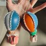 Handmade leather bag charm Image 2