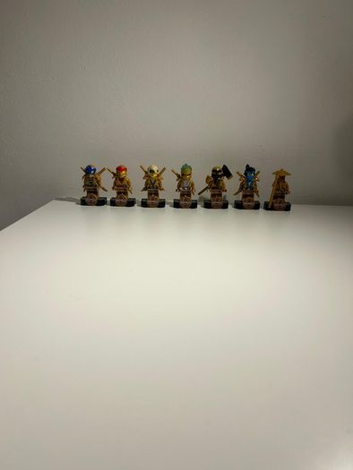 LEGO Ninjago Golden 10 year anniversary mini figures (RARE)