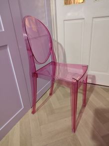 Pink chair for funky decor or kids bedroom
