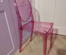 Pink chair for funky decor or kids bedroom