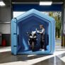 Inflatable Paint Booth, 3 x 2.5 x 2.5 m, Inflatable Spray Booth with 550W Powerful Blower and Air Filter System, Triangular Roof, for Painting Bicycle, Motorcycle, Automotive Sheet Metal Image 8