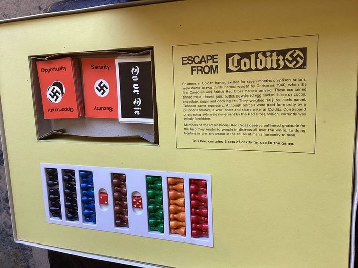 Escape from Colditz Vintage War Board Game by Parker Complete