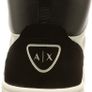 Armani Exchange Men's Leather Sneaker, High Top, Logo, Black, 39.5 EU, 5.5 UK Image 6