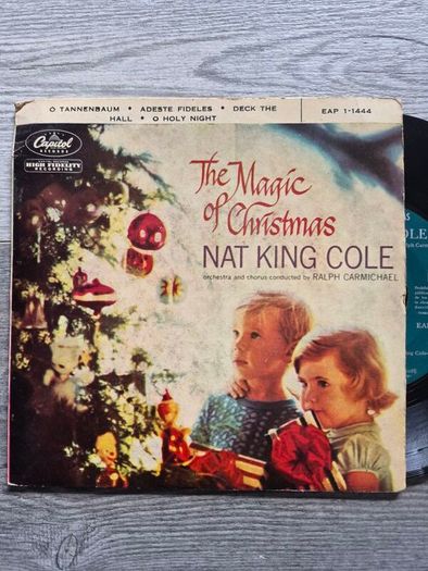 The Magic of Christmas" by Nat King Cole, released in 1960 Capitol Records EAP-1-1444