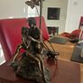 Bronze Lamp Statue Image 2