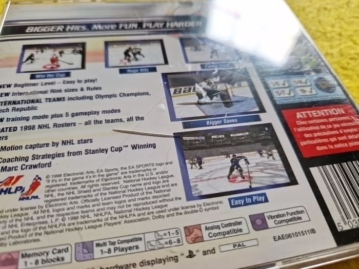 NHL 99  PlayStation1 Ps1 PlayStation2 Ps2 games Original