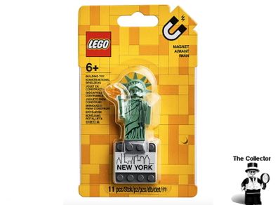 LEGO Iconic Statue of Liberty Magnet Featuring A Detachable Statue Of Liberty Minifigure Complete With Her Torch And Tablet Brand New Sealed