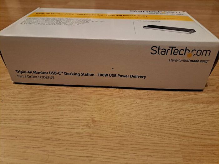 StarTech DK30CH2DEPUE USB-C Triple Monitor Dock- Brand New Unused