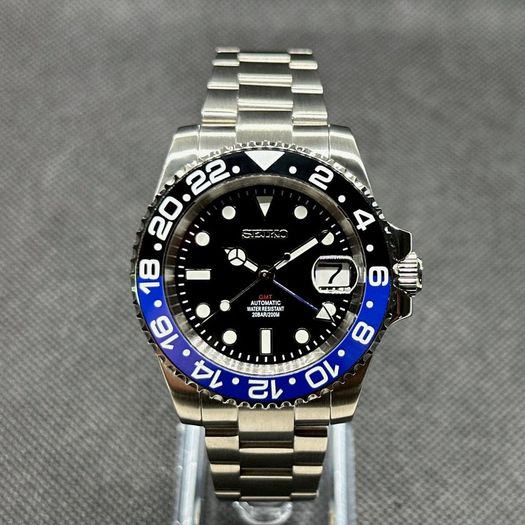Brand New Seiko Batman Mod Watch  Automatic 40mm