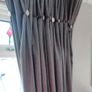 bespoke  pinch pleat curtains grey diamante Image 2