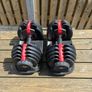Adjustable Dumbbells and Weight Bench Image 4