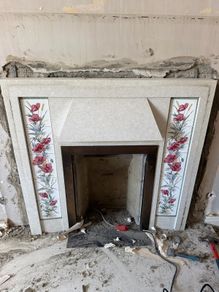 fireplace surround
