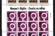 2011 Ireland Women's Rights Commemorative Stamps Sheetlet Plate 1B1B1B1B Mint Never Hinged (MNH)