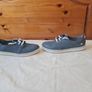 clarks cloudsteppers step glow lace sneakers Size 4.5 eu 37.5 blue canvas in new condition Image 4