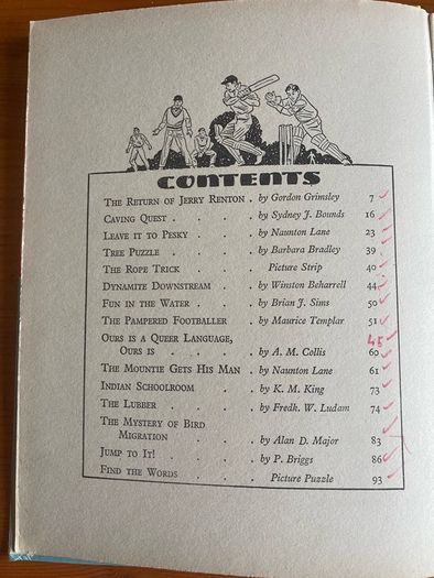 'Action Book For Boys' 1969