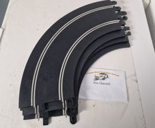 Scalextric C8529: 4x Used 90 degree Radius 2 Track Curve