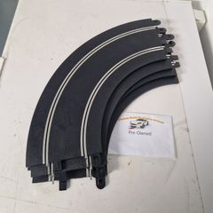 Scalextric C8529: 4x Used 90 degree Radius 2 Track Curve