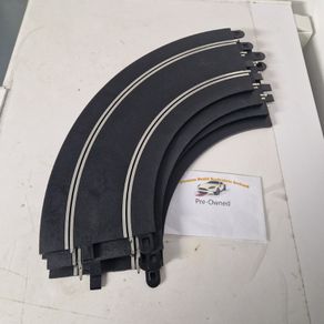 Scalextric C8529: 4x Used 90 degree Radius 2 Track Curve